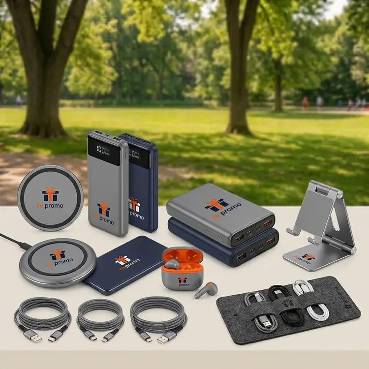 Custom branded tech & electronics for business promotions