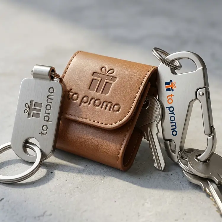 Custom branded keychains & key rings for business promotions