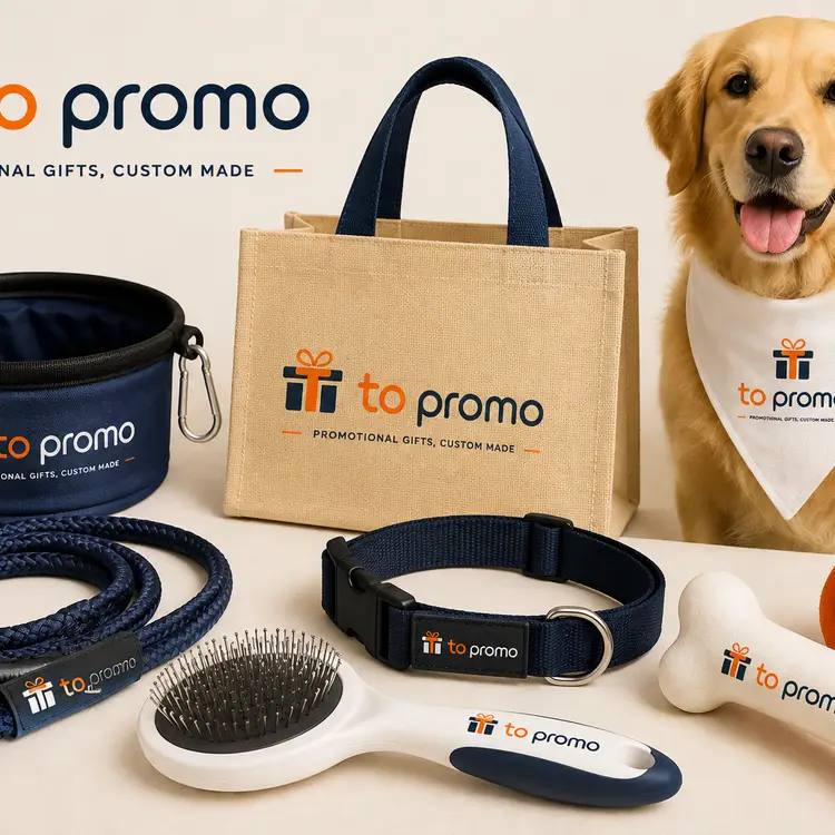 Custom branded pet products for business promotions